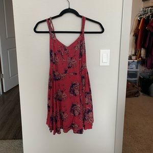 Crossed back tank dress